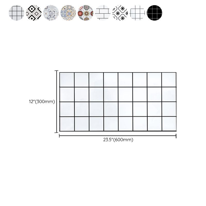 Kalsten | Square Mosaic Tile Peel and Stick Tile for Kitchen and Bathroom