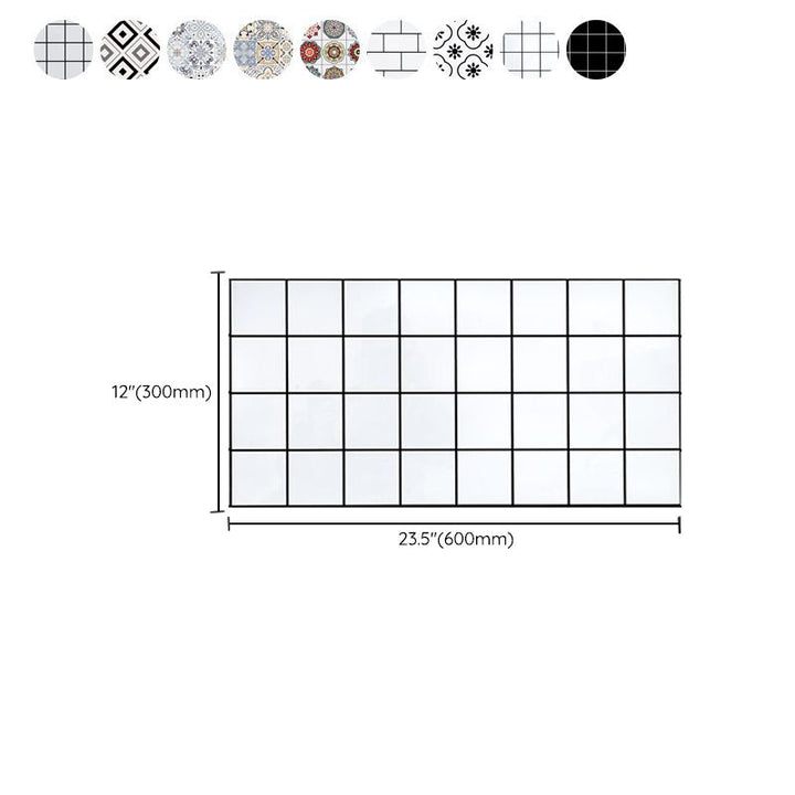 Kalsten | Square Mosaic Tile Peel and Stick Tile for Kitchen and Bathroom