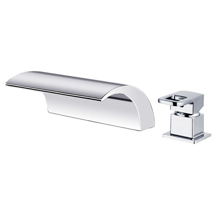 Kalsten | Modern Brass Roman Bathtub Faucet Waterfall Spout Bathtub Faucet