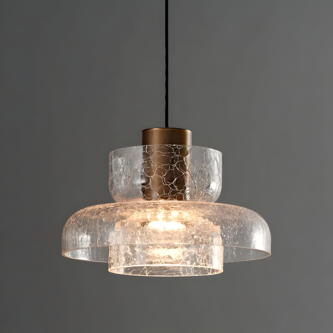 Modern Glass Double Head Pendant Light | Kalsten