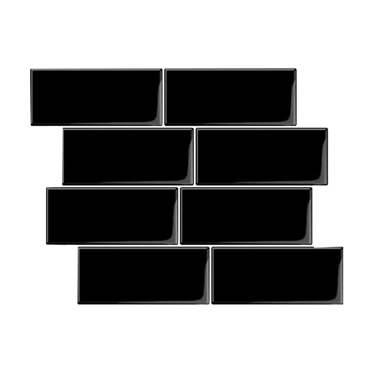 BowLift | Peel and Stick Tiles Rectangle PVC Waterproof Peel and Stick Tiles Subway 10-Pack
