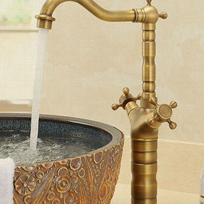 BowLift | Glam Centerset Faucet Single Hole Sink Faucet with 2 Handles