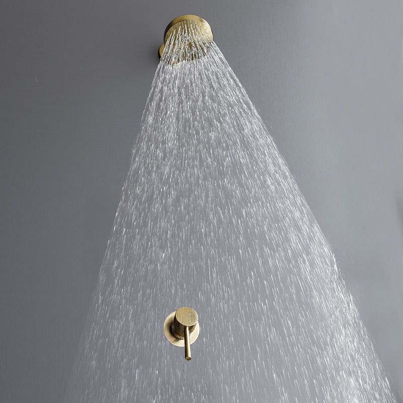 Kalsten | Stainless Steel Shower Combination Round Fixed Shower Head with Shower Arm