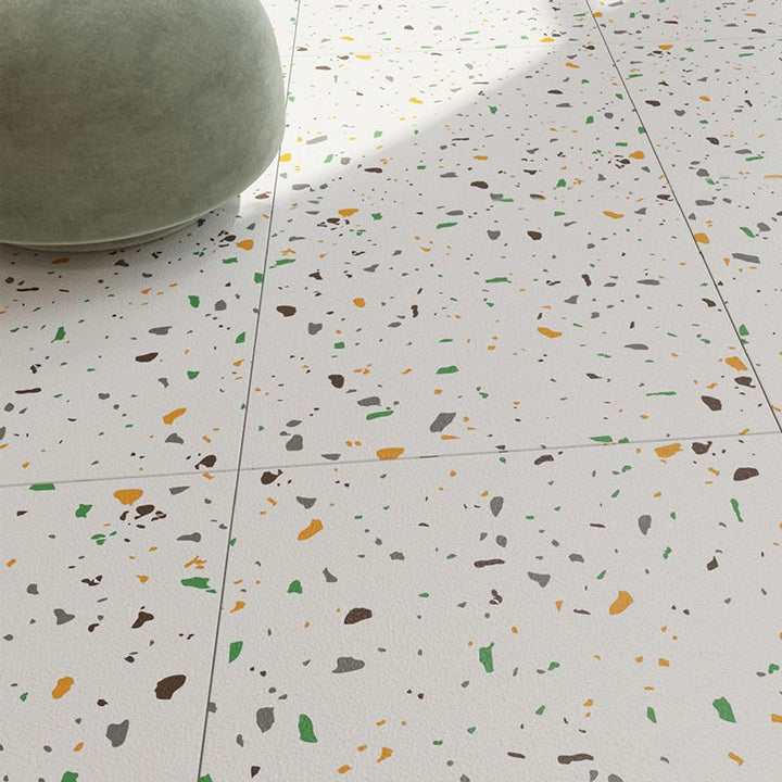 Kalsten | Peel and Stick Vinyl Floor Low Gloss Vinyl Floor with Marble Look