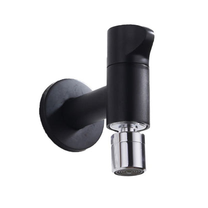Kalsten | Contemporary Wall-Mounted Bathroom Faucet Knob Handle Solid Brass Round Faucet