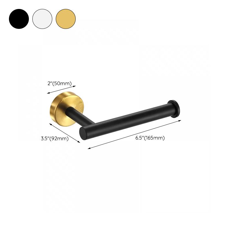 BowLift | Modern Bathroom Hardware Set in Stainless Steel Brushed Chrome Towel Bar/Ring & Bathrobe Hook