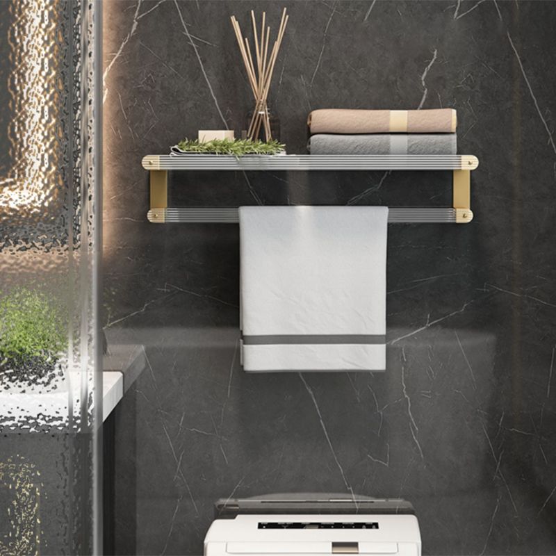 Kalsten | Modern Bathroom Accessory Set Bathroom Shelf Gold Towel Holder Bathroom Hardware Set