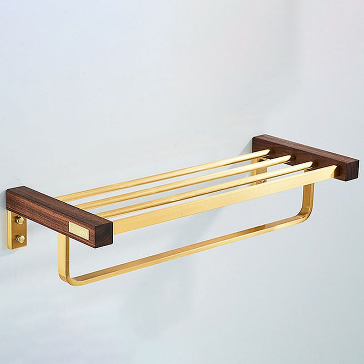 Kalsten | Modern Gold Bathroom Accessory Set Bathroom Shelf Paper Holder Bathroom Accessory Set