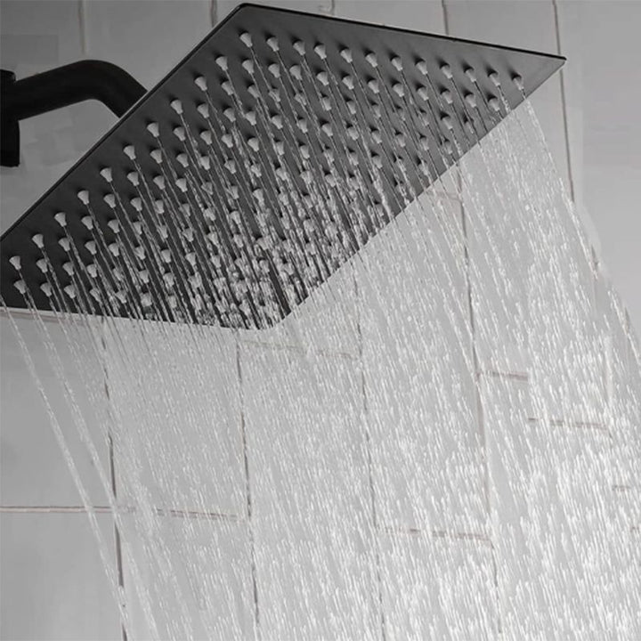Kalsten | Traditional Square Dual Shower Heads Metal Wall Mounted Dual Shower Heads