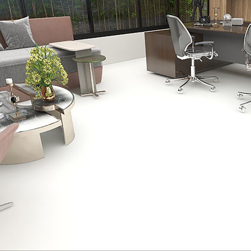 Kalsten | Solid Color Plastic Flooring Modern Water-Resistant Square Edge Floor Tiles