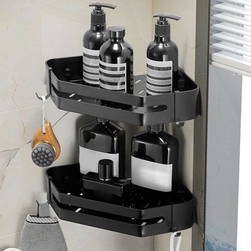 BowLift | Modern 2/3-piece Bathroom Set Stainless Steel Triangle Bath Shelf made of Aluminum