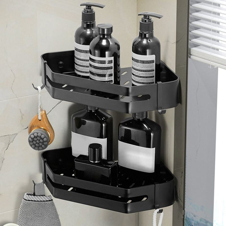 Kalsten | Modern 2/3-piece Bathroom Set Stainless Steel Triangle Bath Shelf made of Aluminum