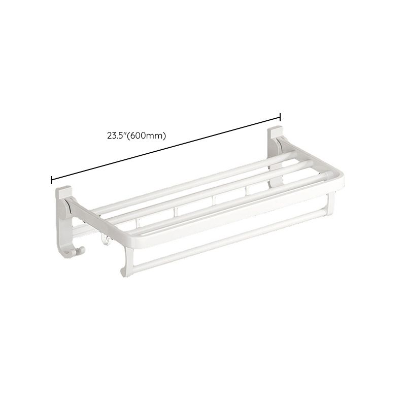 Kalsten | Modern Bathroom Hardware Set Towel Bar White Bath Shelf Bathroom Hardware Set