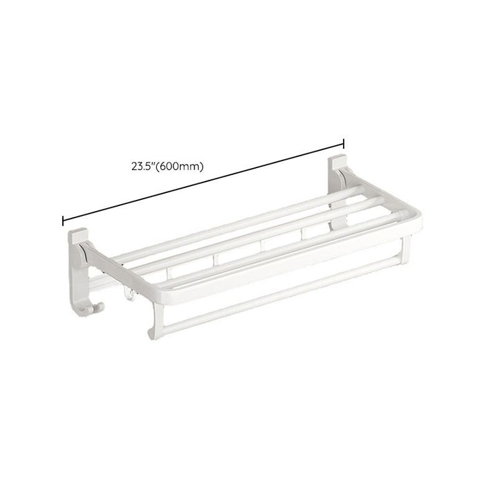 Kalsten | Modern Bathroom Hardware Set Towel Bar White Bath Shelf Bathroom Hardware Set
