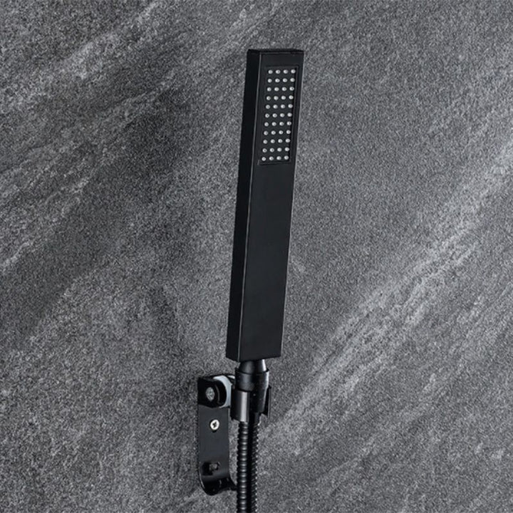 Kalsten | Traditional Square Dual Shower Heads Metal Wall Mounted Dual Shower Heads