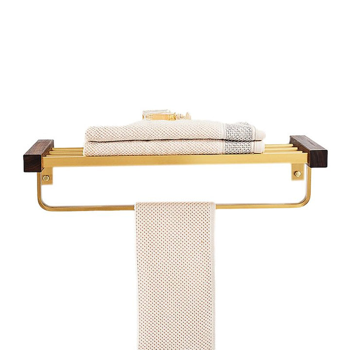 Kalsten | Modern Gold Bathroom Accessory Set Bathroom Shelf Paper Holder Bathroom Accessory Set