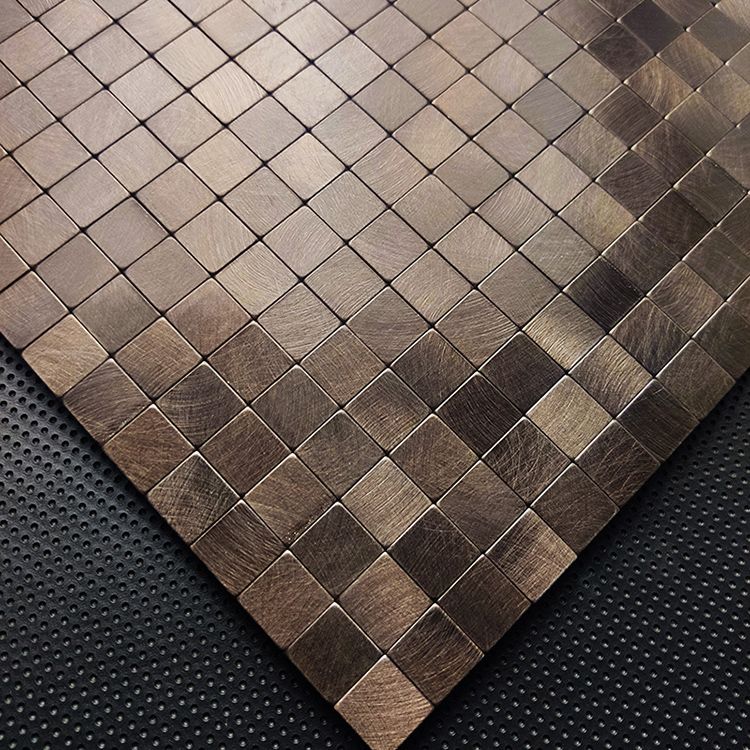 Kalsten | Mosaic Tile Wallpaper Contemporary Peel and Stick Wallpaper with Square Shape