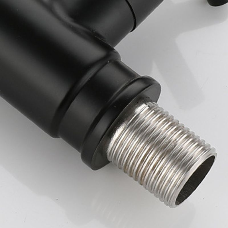 Brehn | Modern Single-Handle Basin Faucet, Single-Hole Wall-Mounted Bathroom Faucet