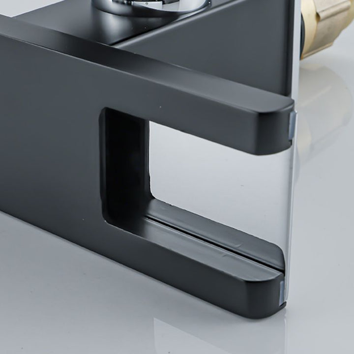 Kalsten | Waterfall basin mixer tap square lever handle with LED three-color light