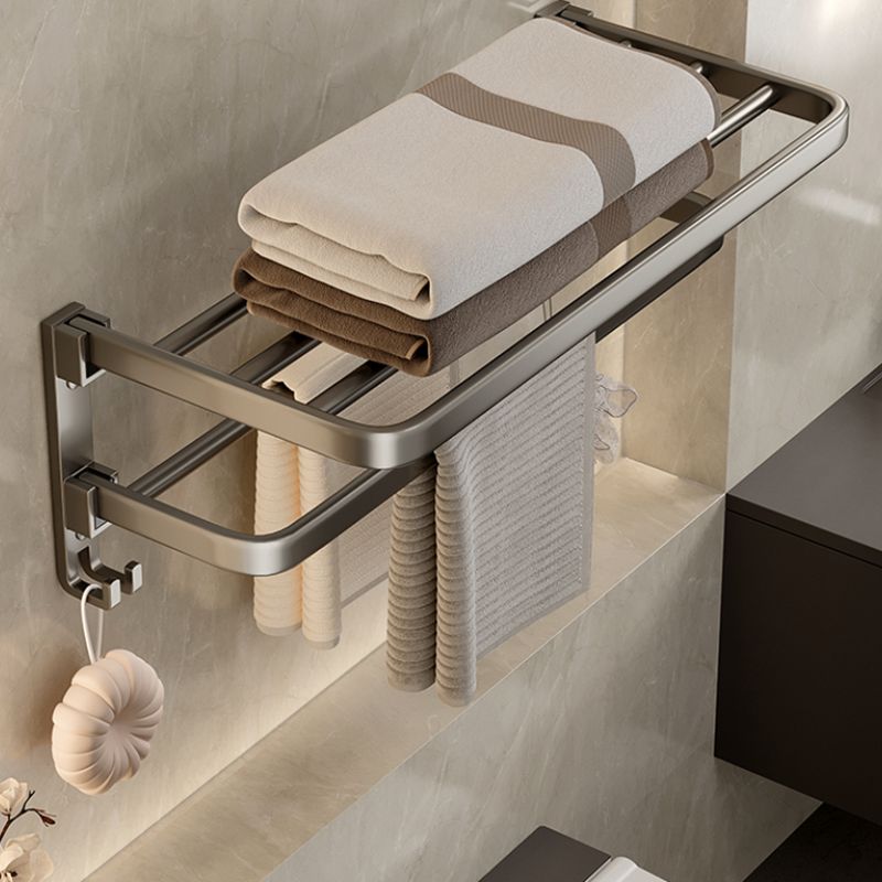 Kalsten | Modern Stainless Steel Bathroom Shelf Bathroom Accessories Set Towel Holder Bathroom Set