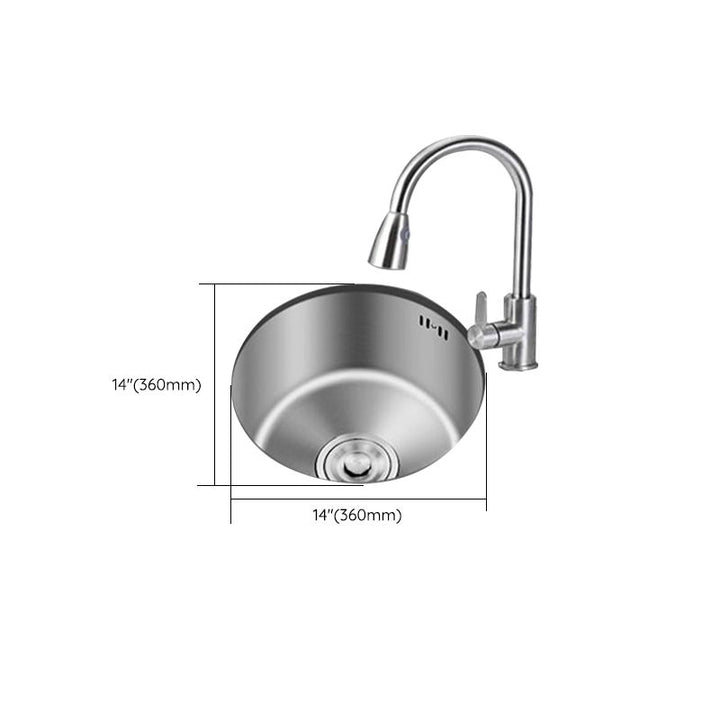 Stainless Steel Kitchen Sink with Strainer