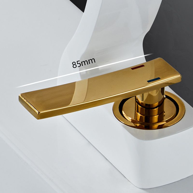 Kalsten | Modern Single-Lever Basin Faucet Bathroom Brass Central Faucet