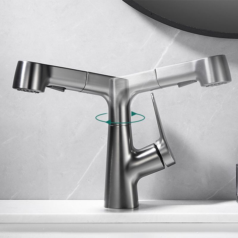 Kalsten | Extendable Vessel Water Tap Modern Sink Faucet with a Lever Handle