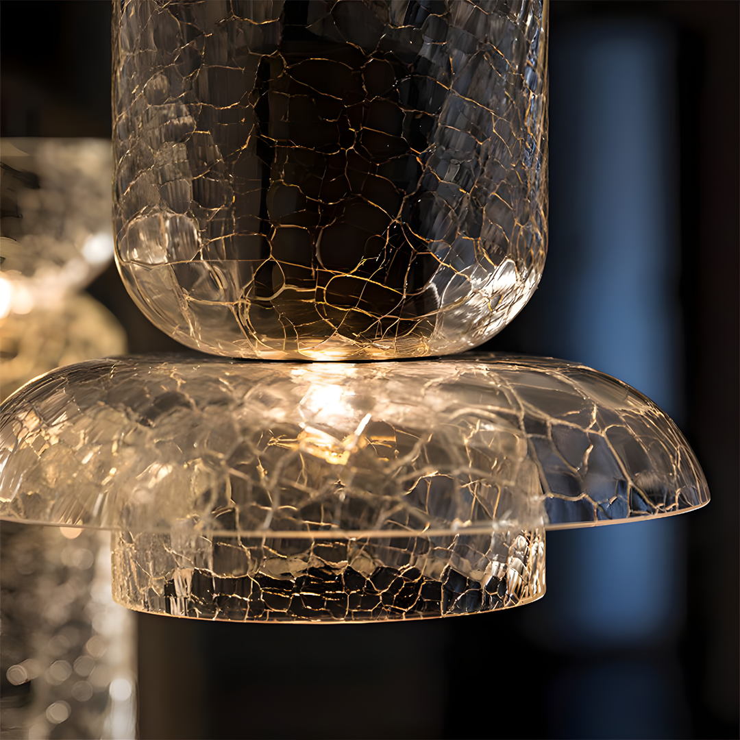 Modern Glass Double Head Pendant Light | Kalsten