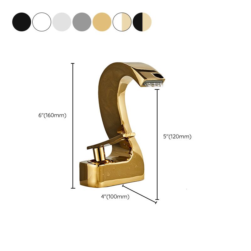 Kalsten | Modern Single-Lever Basin Faucet Bathroom Brass Central Faucet