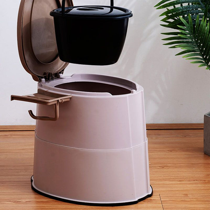 Kalsten | Contemporary plastic floor-mounted toilet bowl with toilet seat for the bathroom