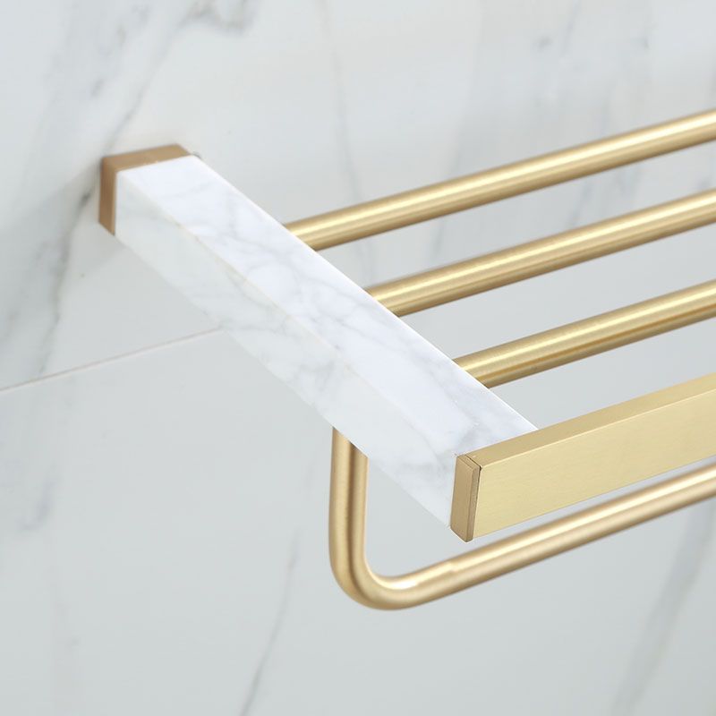 Polished Brass Bathroom Accessory Set