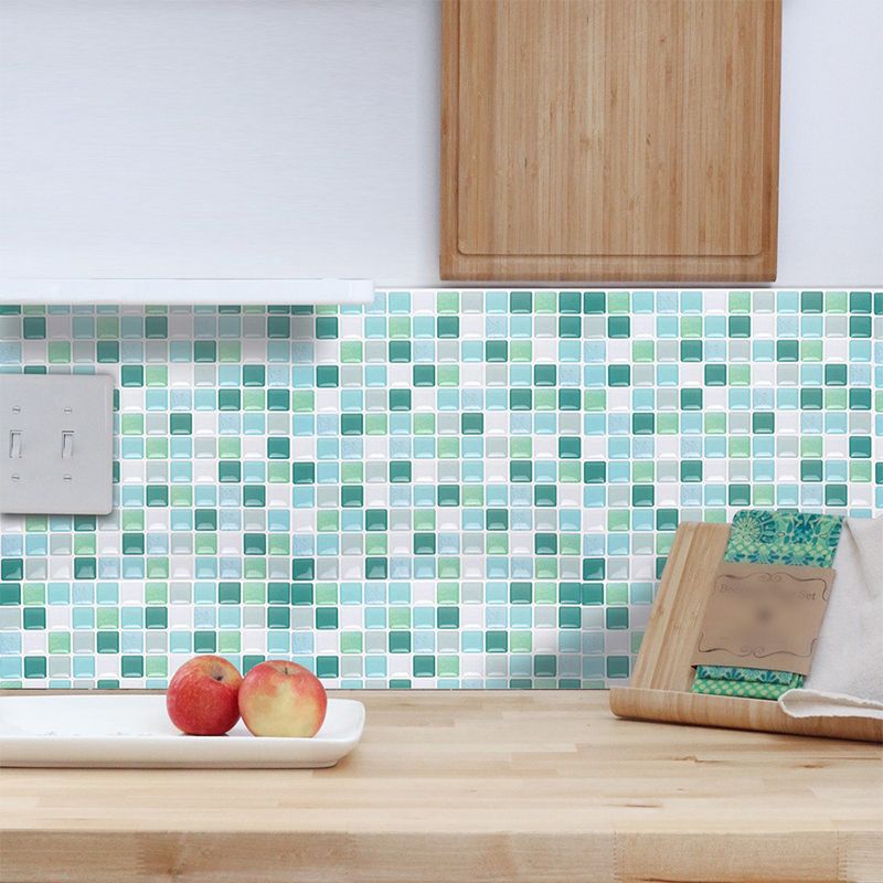 Kalsten | Plastic Peel & Stick Mosaic Tile Waterproof Peel & Stick Mosaic Tile with Square Shape