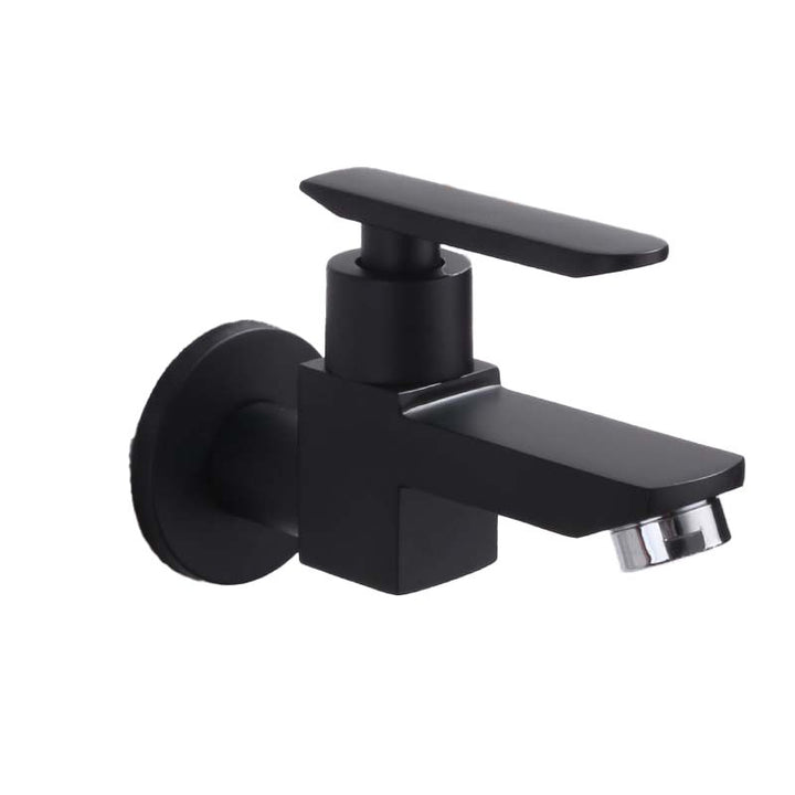 Kalsten | Contemporary Wall-Mounted Bathroom Faucet Lever Handles Solid Brass Faucet