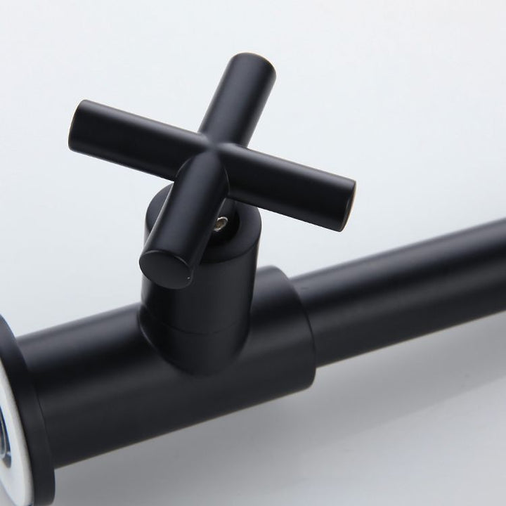 Kalsten | Widely used wall-mounted bathroom sink faucet cross handle low arch faucet