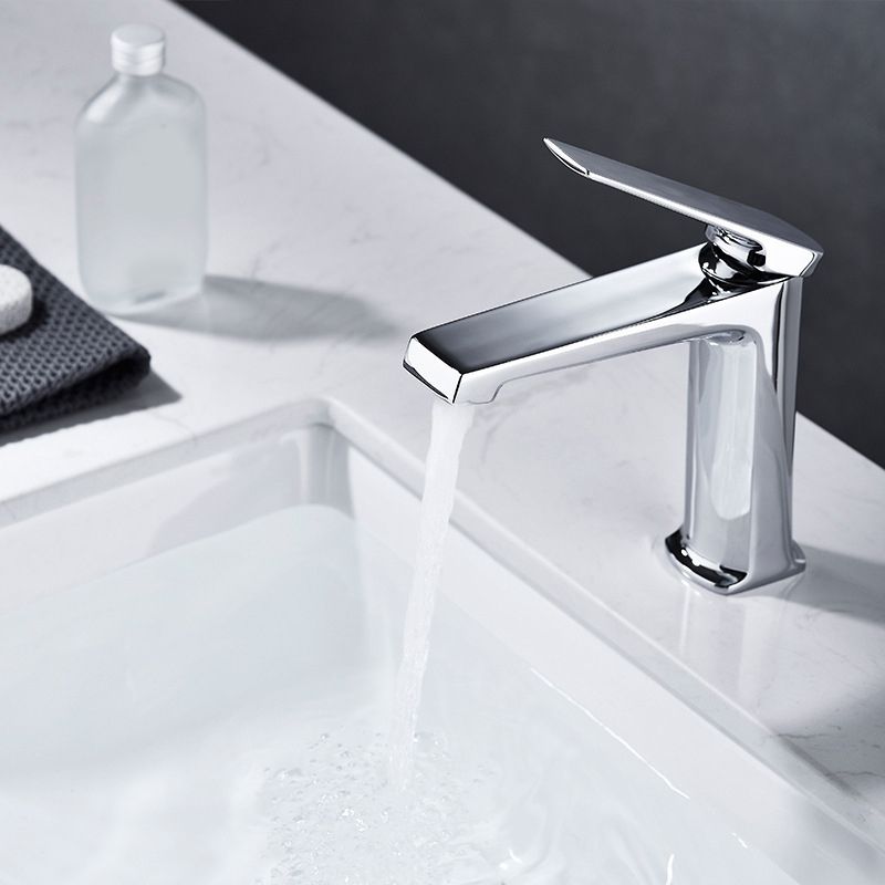 Kalsten | Modern centerset bathroom faucet Solid color copper faucet for the bathroom