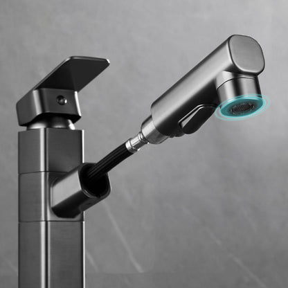 Kitchen Faucet with Swivel Spout, Single Handle Faucet with Pull-Down Sprayer