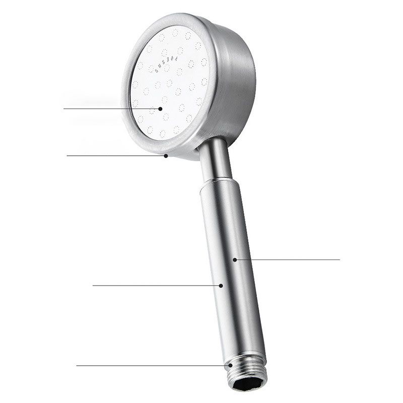 Kalsten | Metal Handheld Showerhead Modern Solid Color Round Showerheads