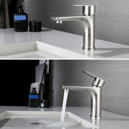 Modern Copper Single-Handle Low Arc Vessel Faucet for Home