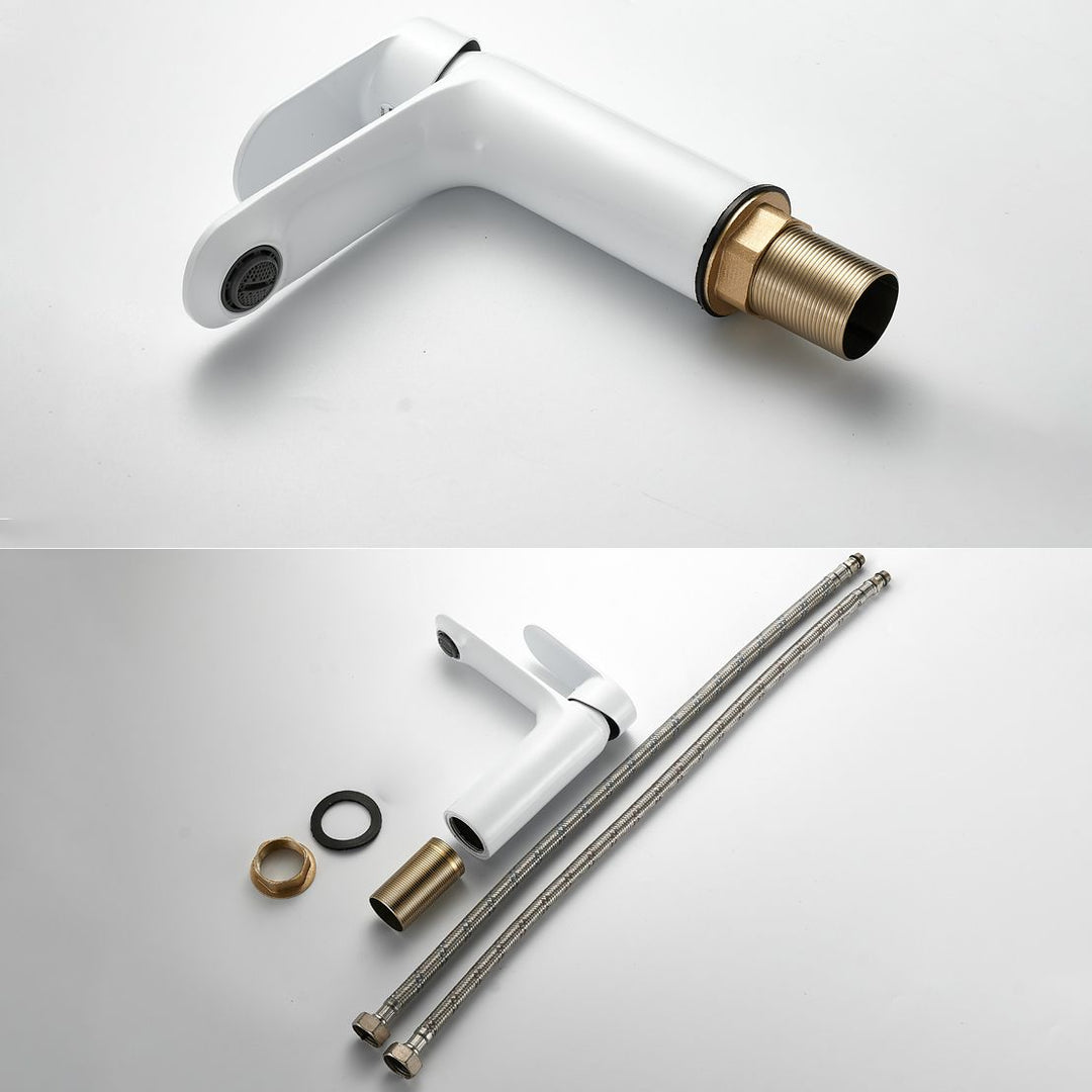 Kalsten | Bathroom Sink Faucet Lever Handle Brass Monochrome Bathroom Faucet