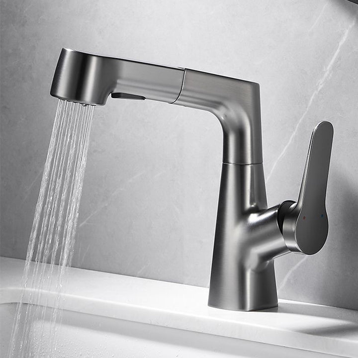 Kalsten | Extendable Vessel Water Tap Modern Sink Faucet with a Lever Handle