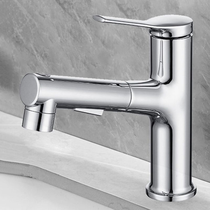 Kalsten | Pull-Out Basin Mixer Single-Lever Bathroom Faucet 1-Hole Basin Mixer