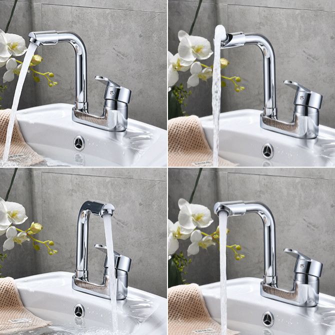 Kalsten | Chrome Round Washbasin Faucet with Swivel Spout for the Bathroom
