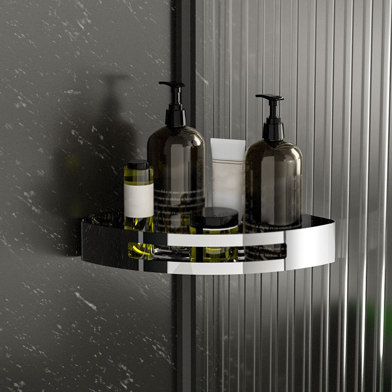Kalsten | Polished Chrome Modern Bathroom Accessory Set Stainless Steel Triangular Bath Shelf