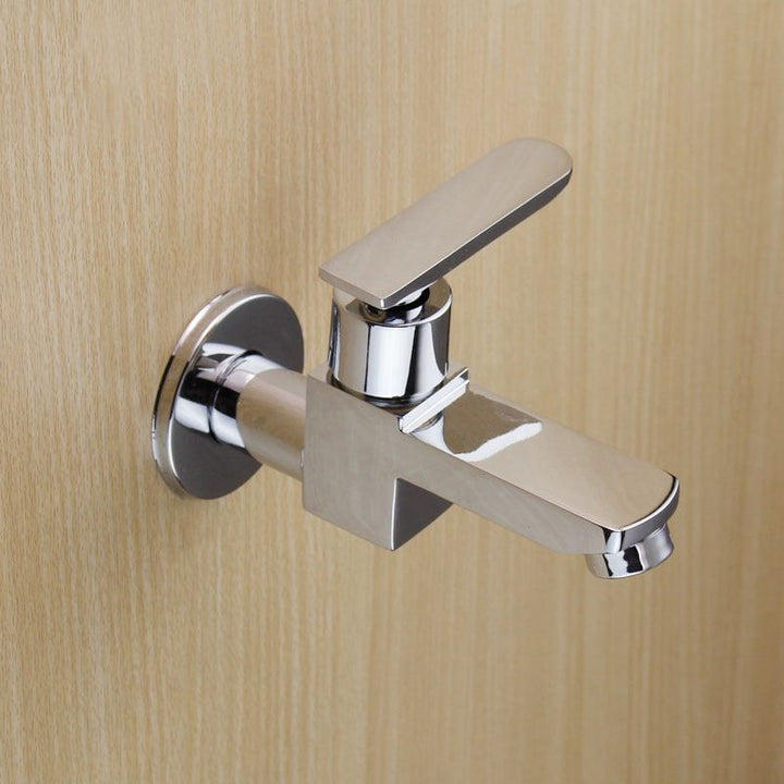 Kalsten | Contemporary Wall-Mounted Bathroom Faucet Lever Handles Solid Brass Faucet