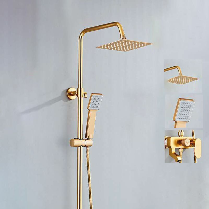 Kalsten | Modern adjustable water flow shower faucet shower arm shower system on the wall