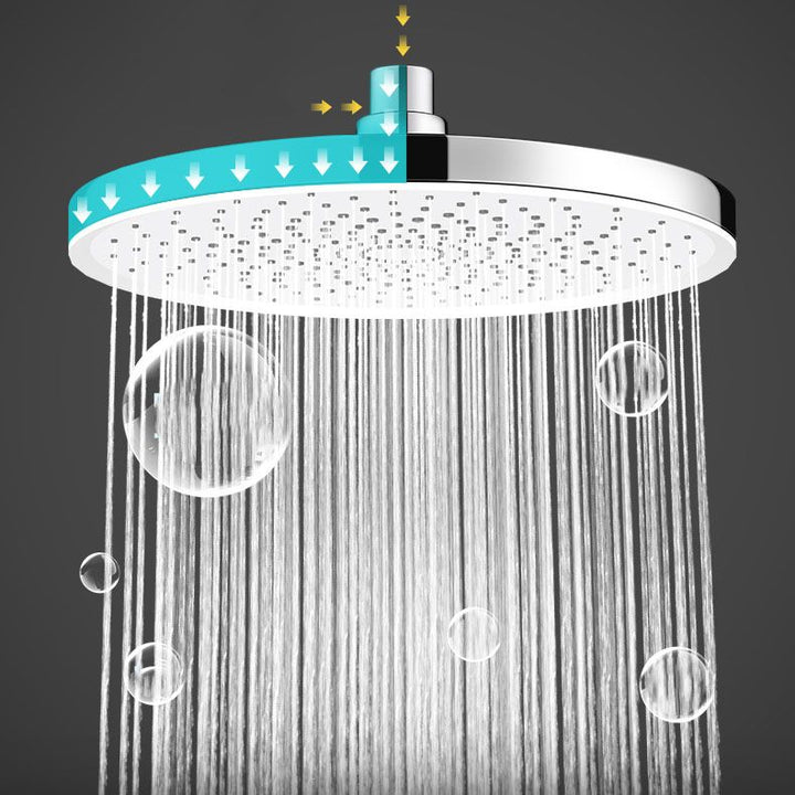 Kalsten | Round Fixed Shower Head High Flow Aerated Wall Mount Shower Head