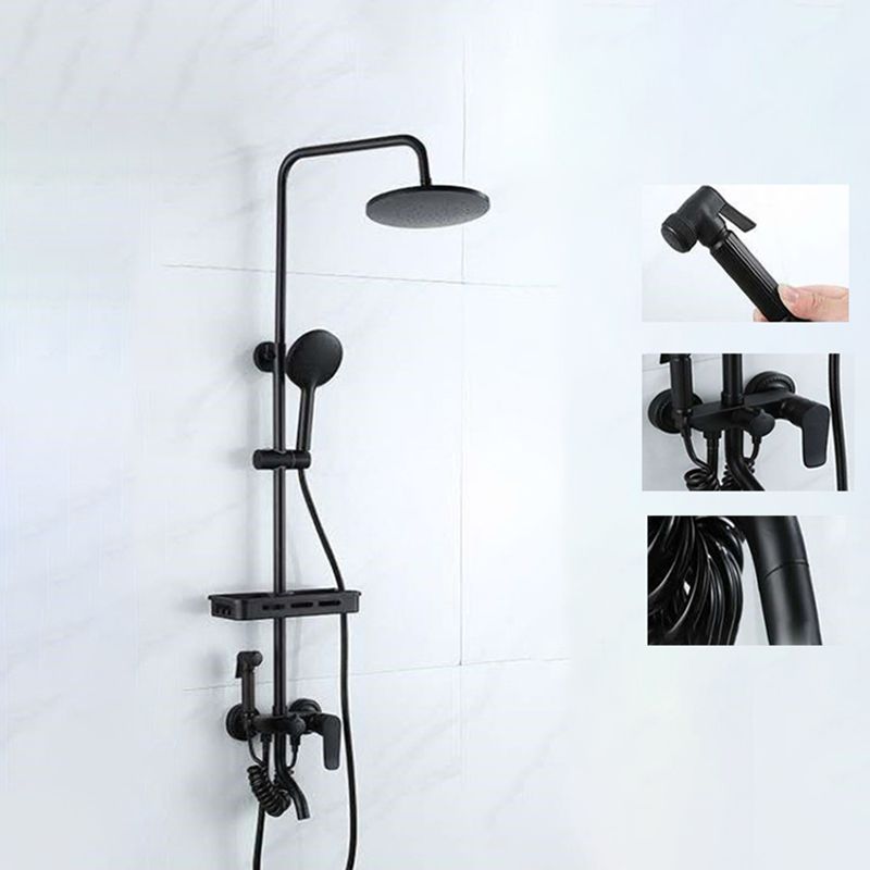 Kalsten | Modern adjustable water flow shower faucet shower arm shower system on the wall