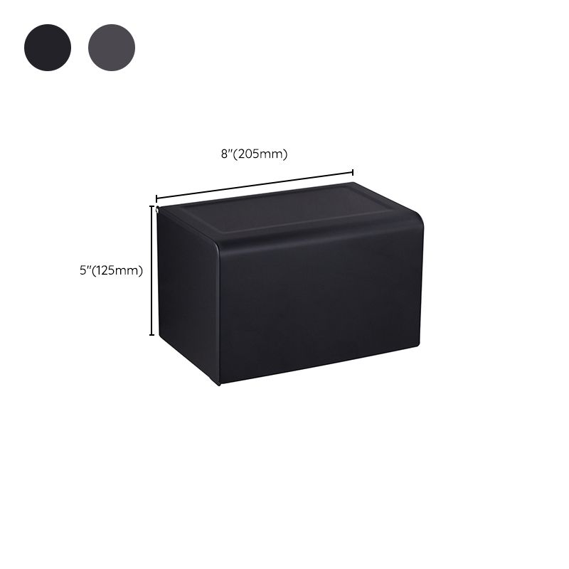 Kalsten | Modern Bathroom Accessory Set Matte Black/Grey Bathroom Shelf/Towel Holder & Paper Holder