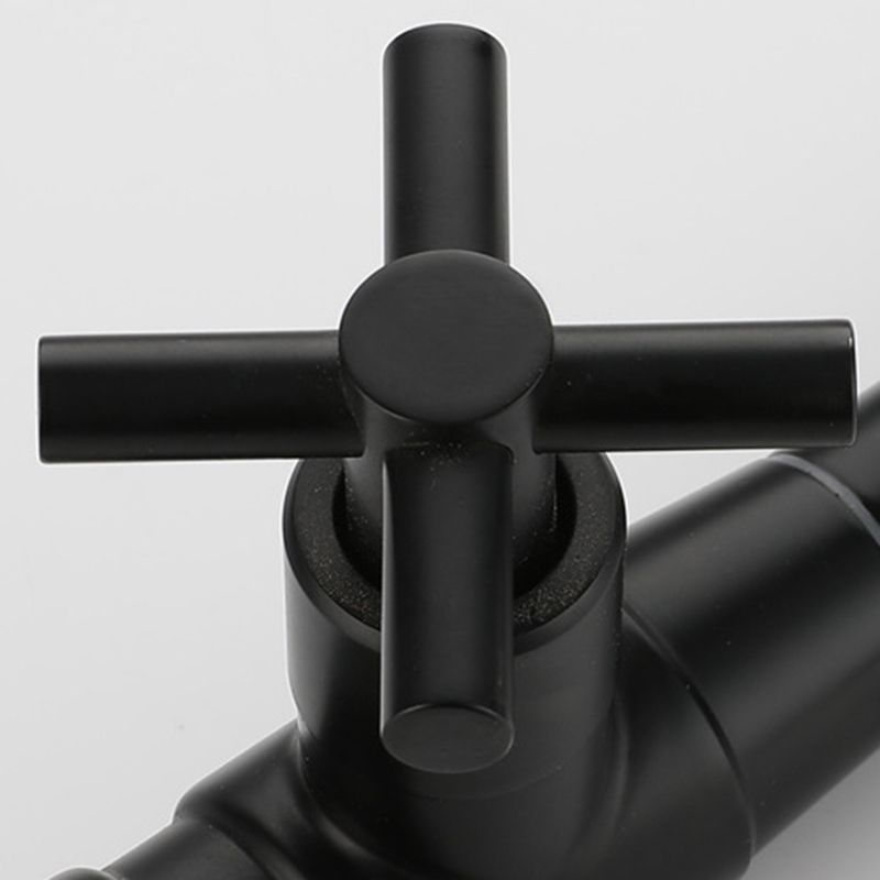 Brehn | Modern Single-Handle Basin Faucet, Single-Hole Wall-Mounted Bathroom Faucet
