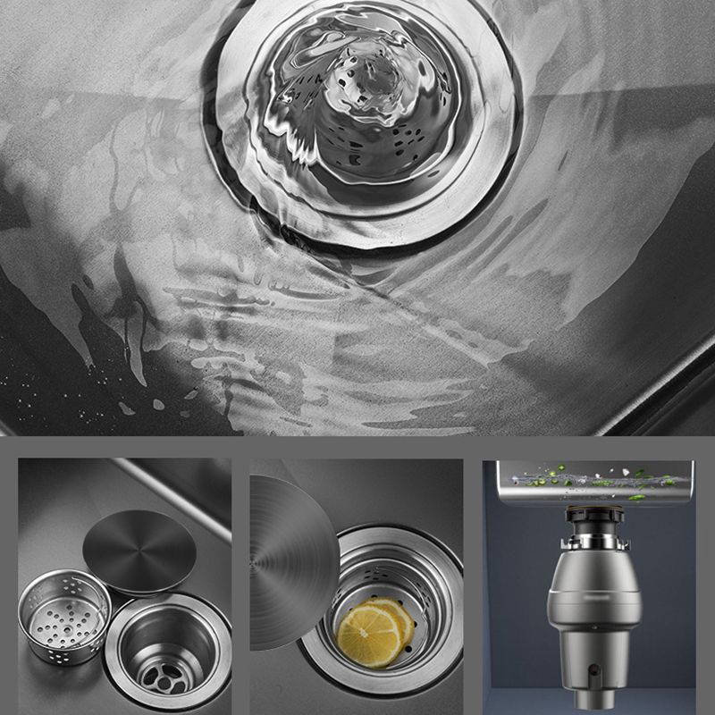 Kalsten | Classic Round Sink Stainless Steel Built-in Sink Non-Slip Round Basin for the Kitchen